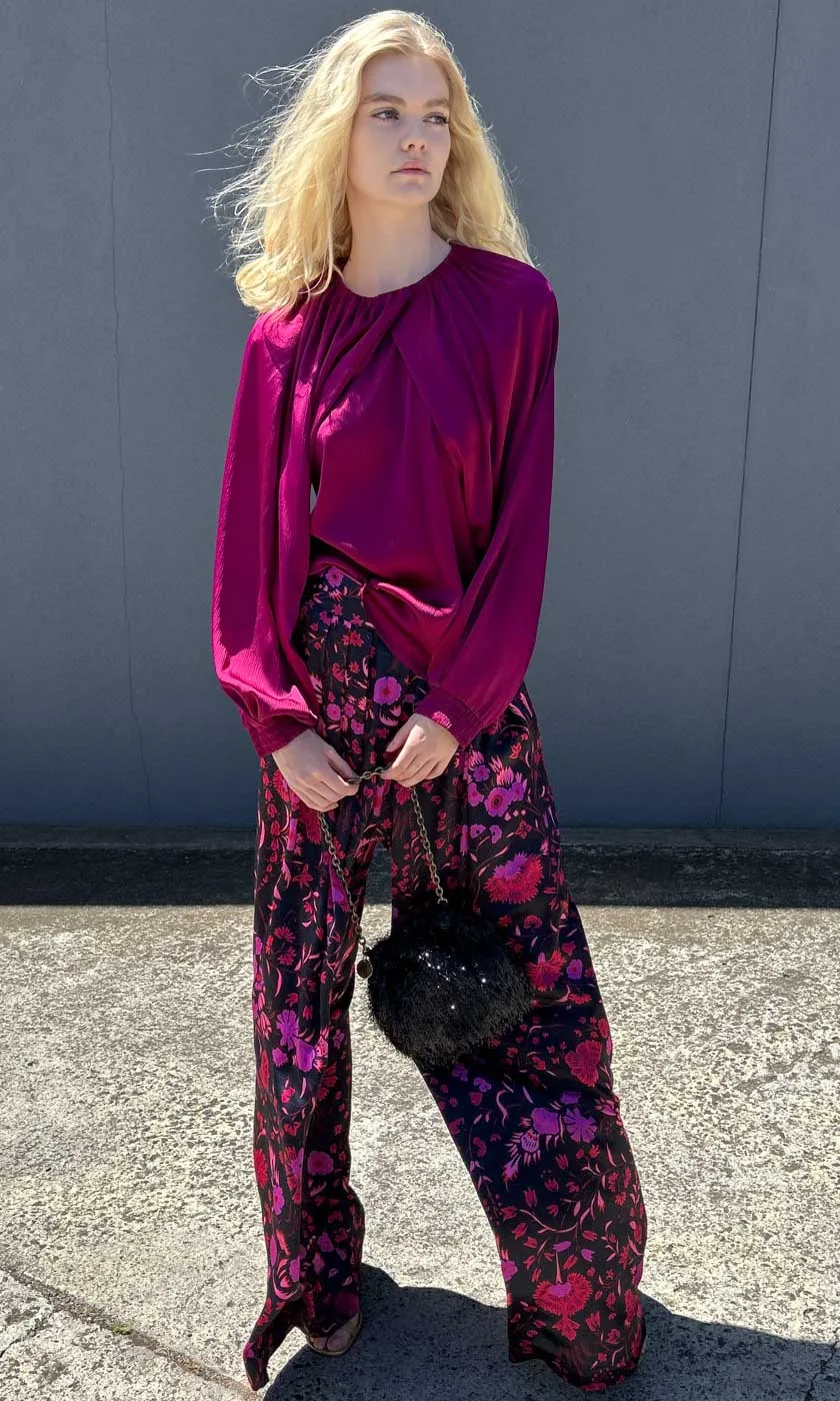 Sabina Musayev Damaris Pants - Black Print