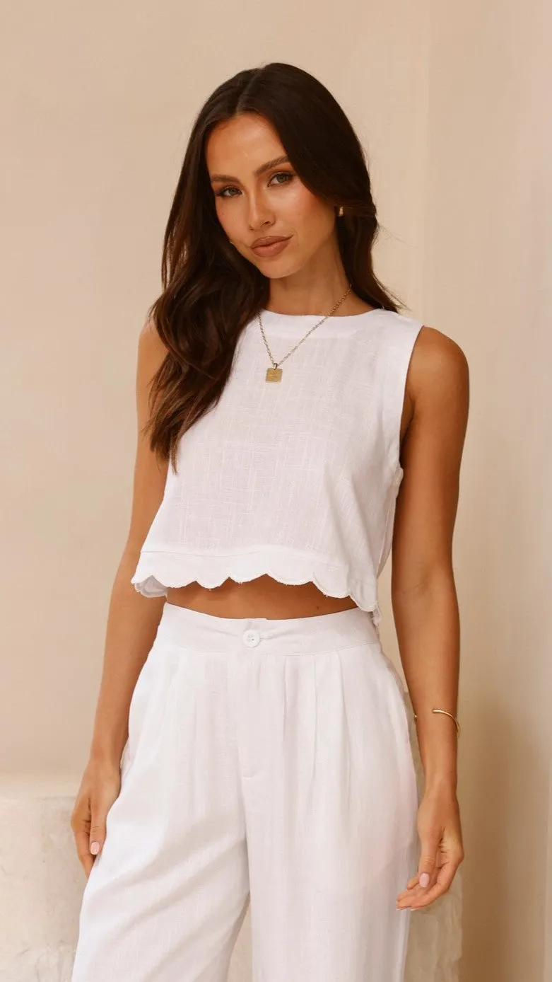 Sadie Top - White