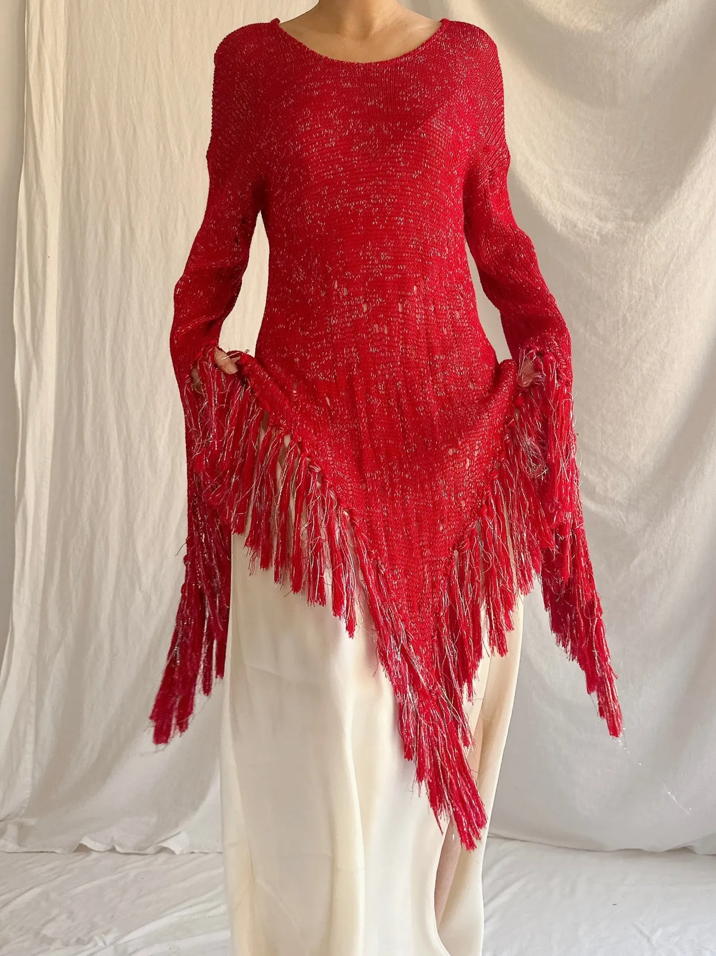 Vintage French Knit Tunic - OSFM