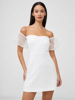 Whisper Organza Puff Sleeve Dress