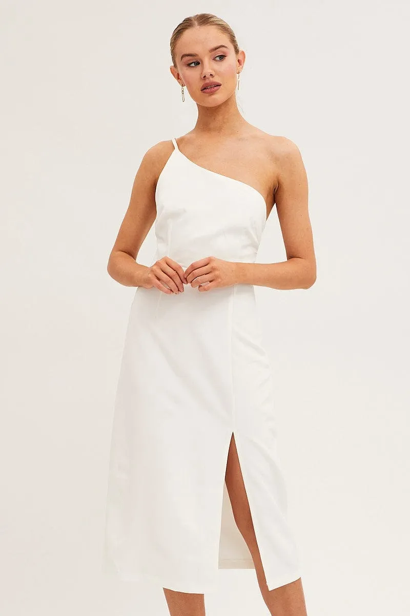 White Midi Dress Bodycon