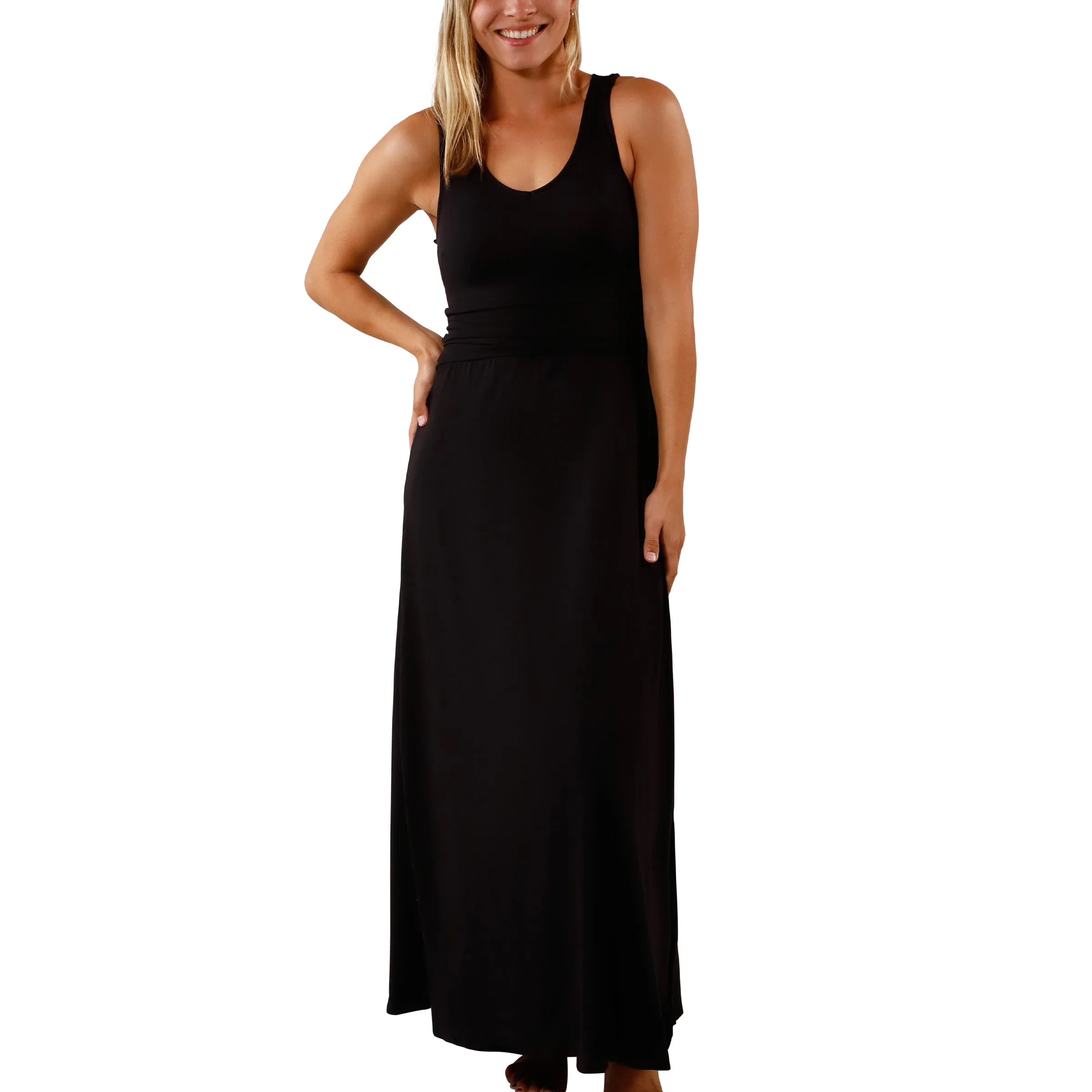 Women's V-Neck Maxi Dress