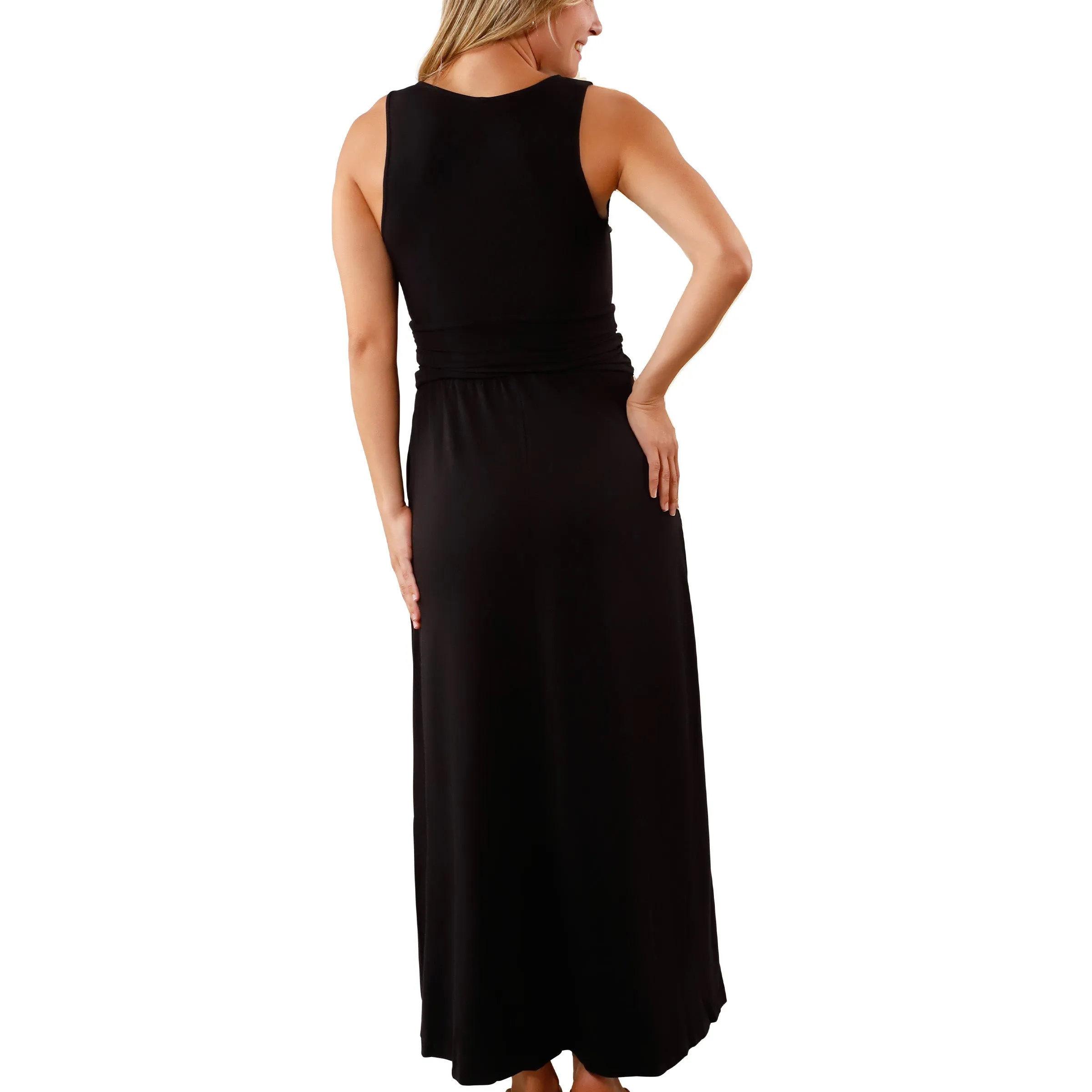 Women's V-Neck Maxi Dress