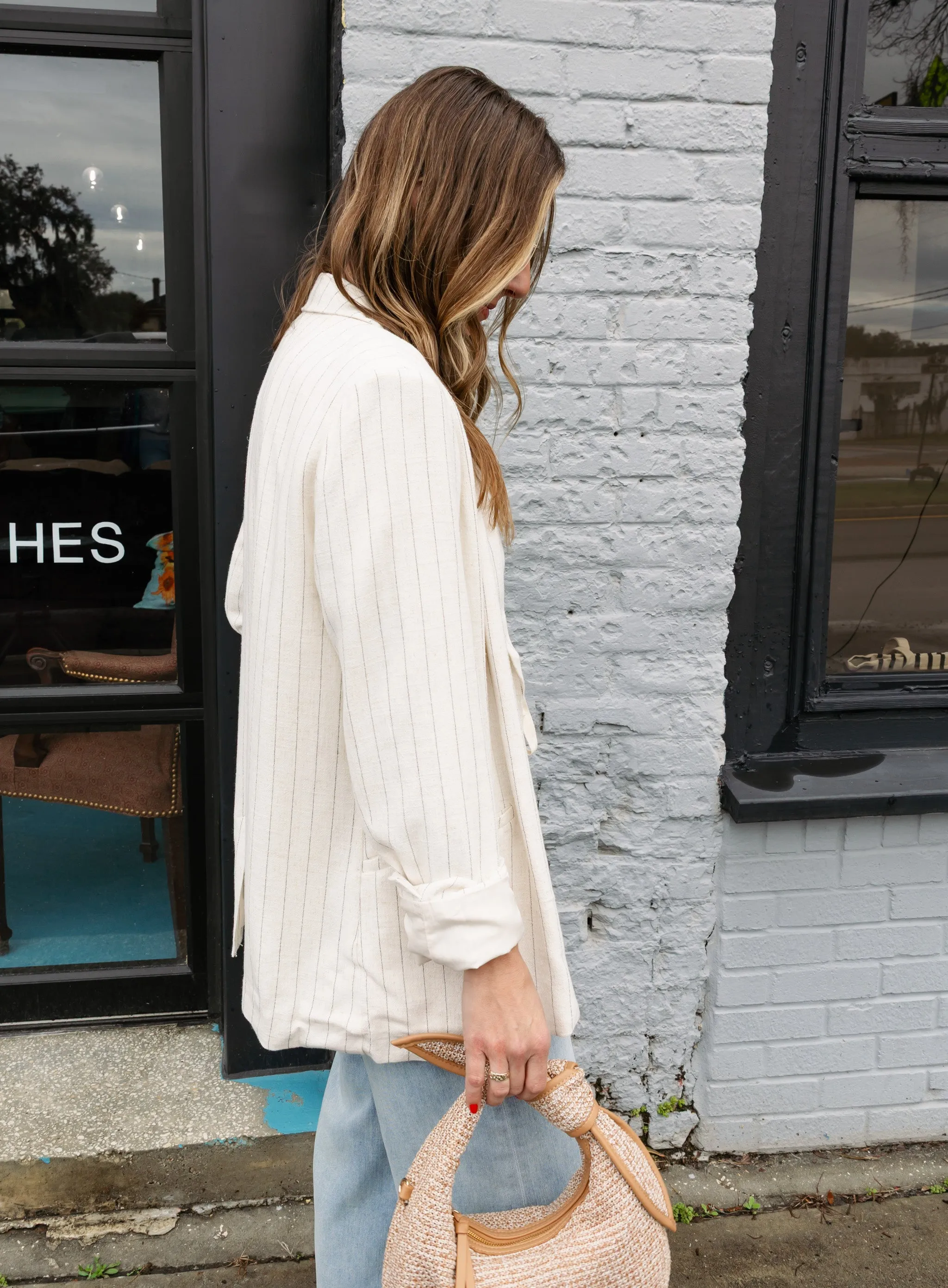 Z Supply: Livingston Pinstripe Blazer